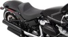 EZ Mount Smooth SR Leather Solo Seat Black Low - For 18-20 Harley FXBR