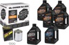 V-Twin Oil Change Kit Mineral w/ Chrome Filter Evolution