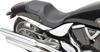 Predator Carbon Fiber Stitched Solo Seat Black Low - For 05-14 Victory Hammer