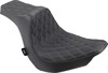 Predator III Diamond Vinyl 2-Up Seat Black/Silver - For 18-21 HD FLFB