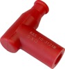 Red T Type Spark Plug Cap / Boot, 5k Ohm, 7-8mm Wire - Replaces NGK 8955 & TB05EM-R
