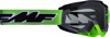 FMF PowerBomb Rocket Lime Green Goggles w/ Clear Lens