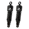 13" 412 Series Shocks - Black - For Harley Davidson Touring