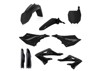 Full Plastic Kit - Black - For 22-23 Yamaha YZ125/250