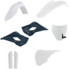 Full Plastic Kit - White/Dark Blue Original 2016 - For 14-17 Husqvarna TC85