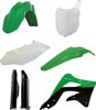 Full Plastic Kit - Green - For 13-15 Kawasaki KX450F