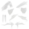 Full Plastic Kit - White - Fits Many 19-22 KTM 125-450