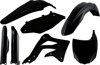 Full Plastic Kit - Black - For 2012 Kawaski KX450F