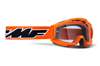 FMF Vision Powerbomb Youth Goggles Rocket Orange w/ Clear Lens