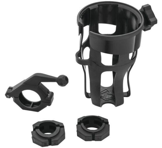 Universal Reflex Drink Holder With Bar Mount Black