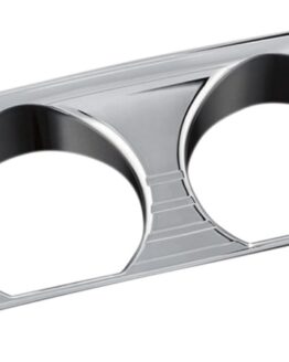 Tri-Line Gauge Trim 14-Up Touring Models Chrome