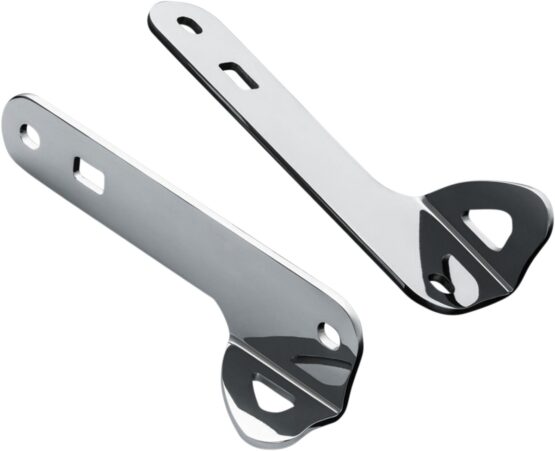 Kuryakyn Teardrop Tie-Down Brackets Chrome Pair Fits 14-Up Touring