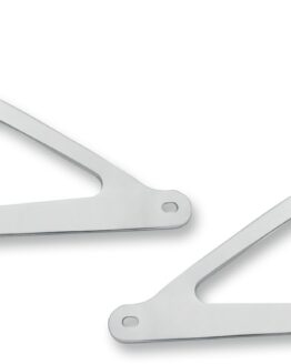 Kuryakyn Chrome Fixed Mounts for Multi-Purpose Backrest Fits 06-17 Dyna