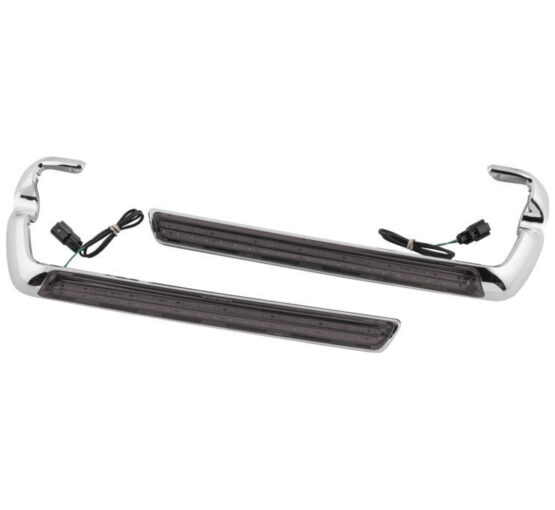 Letric Lighting Sddlbg Side Marker LED Chrome/Smoke