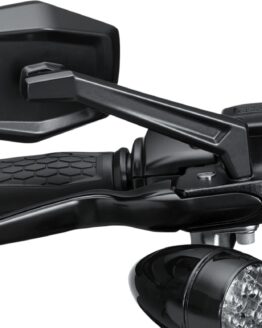 Kuryakyn Hex Mirrors Satin Black 5.5"x3.5"