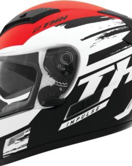 THH TS-80 Impulse Full Face Helmet Black/Red Medium