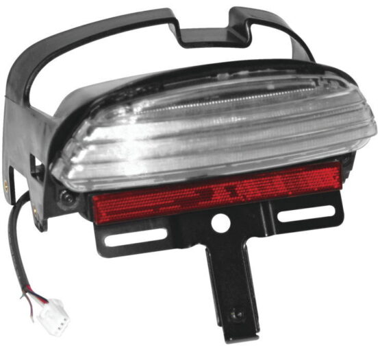 Letric Lighting Clear LED Taillight Replacement for Dyna