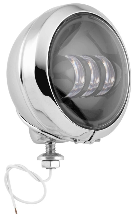 Letric Lighting 4.5in LED Passing Lamps Chr/Blk