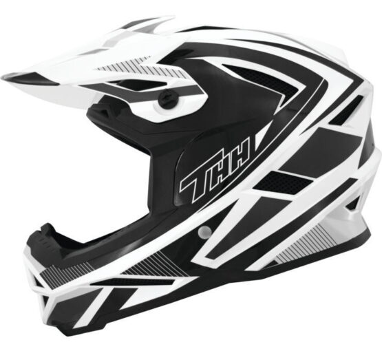 THH Helmets T-42 BMX Acceler Helmet Black/White 2XL