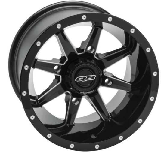 QuadBoss Slicer Wheel Black 15x7 4/137 5+3