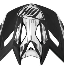 THH Helmets T-42 BMX Xtreme Replacement Visor Matte Black/White