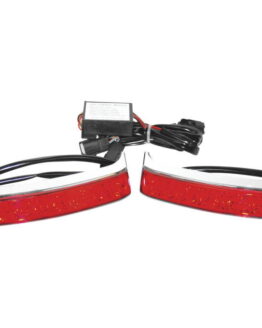 Letric Lighting Stiletto Saddlebag Lights Chr