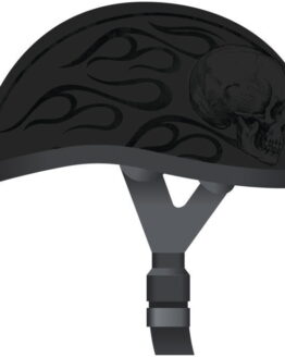 Ghost Skull Flames Helmet - Large