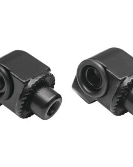 Kuryakyn Splined Peg Adapters Black Rear Fits BMW