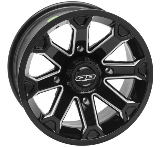 QuadBoss Blitz Wheel Black 14x7 4/110 5+3