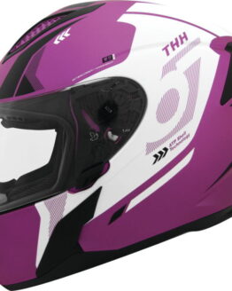 THH T810S Hayate Helmet Metallic Pink/White Medium