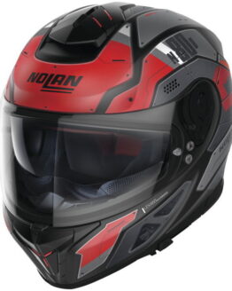 Nolan N80-8 Starscream Helmet Flat Black/Red Small