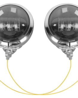 Letric Lighting 4.5in Black LED Passing Lamps