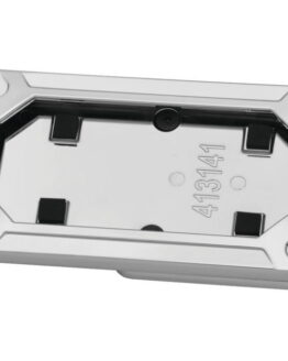 Nova Side Mount License Plate Frame Gloss Chrome