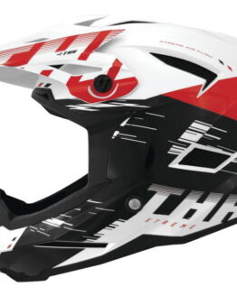 THH Helmets T-42 Youth BMX Xtreme Helmet White/Red Large