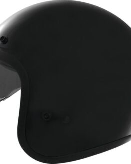 THH T-383 Open Face Helmet Black Medium