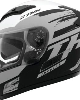 THH Helmets TS-80 Impulse Full Face Helmet Gray/Black Medium