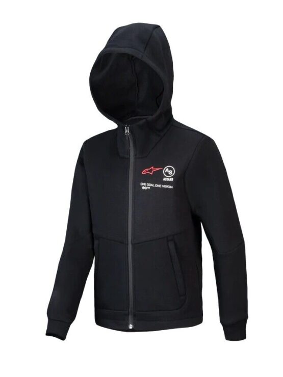 Alpinestars Youth Racer MX Fleece Hoodie Black - Size Large