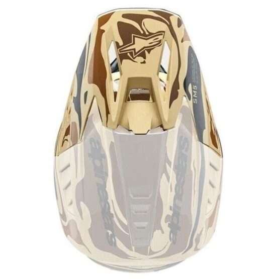 S-M5 Visor For ALPINESTARS Dark Brown/Kangaroo Matte