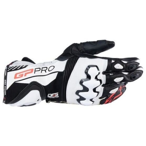 Alpinestars GP PRO RS4 Gloves Black/White Size Large