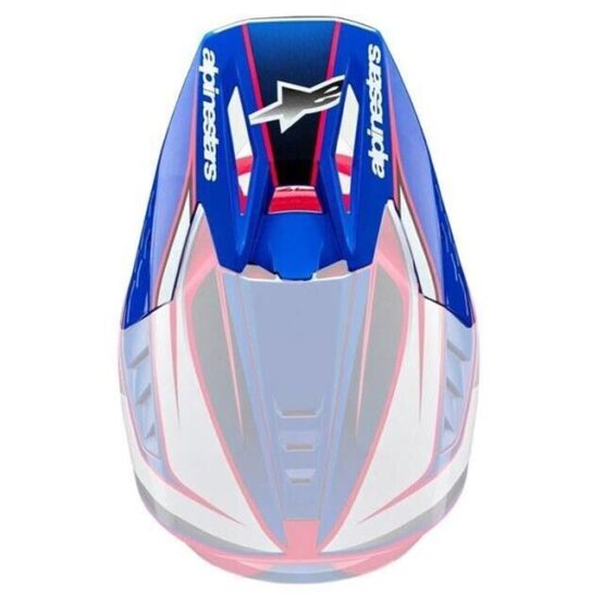 Alpinestars S-M5 Visor White/Diva Pink/Enamel Blue