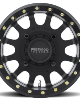 MR401 UTV Beadlock 15x7 / 5+2/38mm Offset / 4x136 / 106mm CB Matte Black Wheel