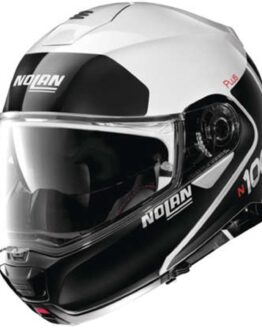 Nolan N100-5 Plus Distinctive Helmet White/Black Small