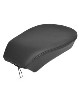 Drag Specialties Wide Smooth Rear Passenger Seat Black For Harley Softail 00-06