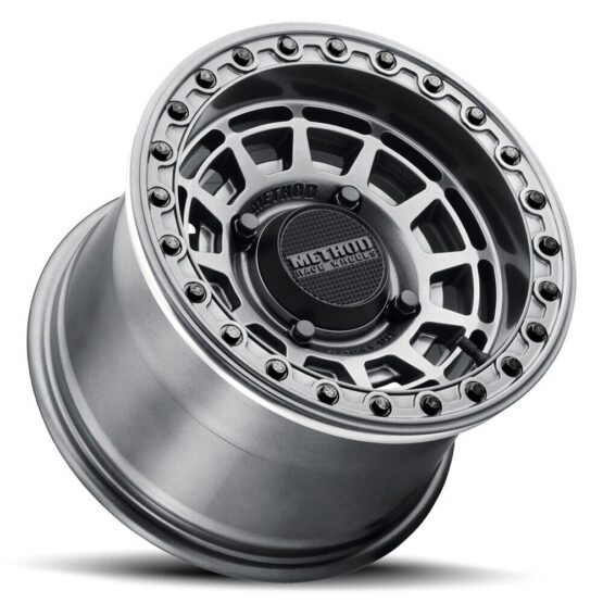 MR415 Beadlock 15x10 / 6+4/25mm / 4x136 / 106 CB Graphite Wheel - Graph. Ring - Image 3