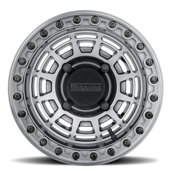 MR415 Beadlock 15x10 / 6+4/25mm / 4x156 / 132 CB Graphite Wheel - Graph. Ring - Image 2