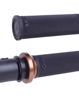 ODI Ruffian Lock-On Street Grips Black/Bronze CVO
