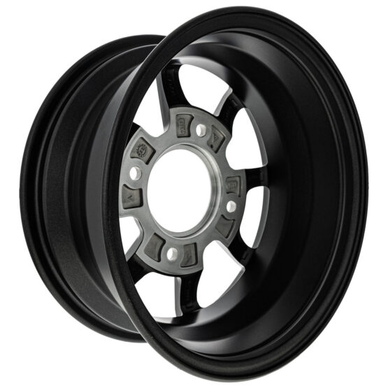 Front Wheel Rim 14x6 cast 42.3 Offset - Black - Image 4