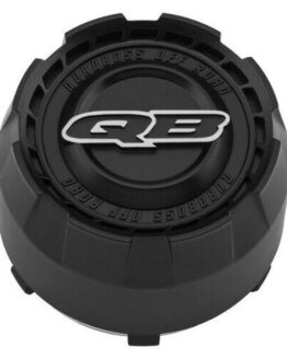 QuadBoss Slicer Wheel Center Cap Gloss Black 4x110/4x115 Bolt Pattern