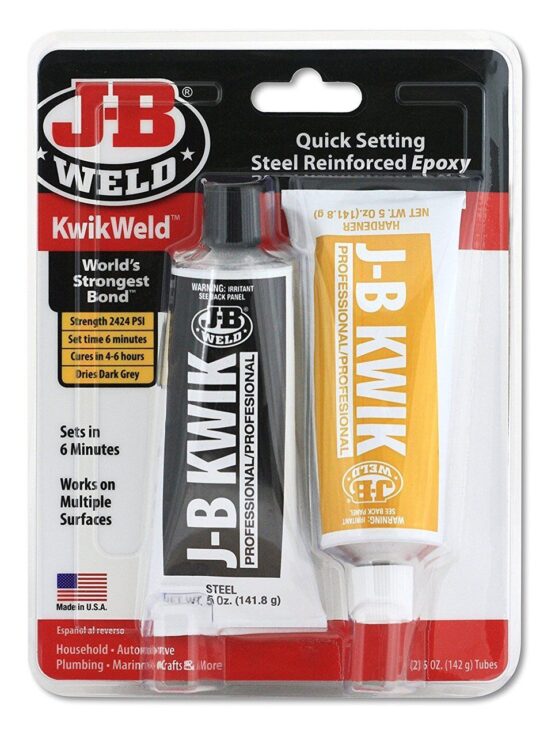 J-B Weld 8271 KwikWeld Professional Size Steel Reinforced Epoxy 10 oz.