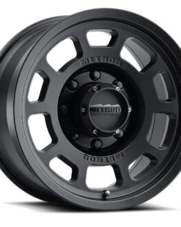MR705 17x8.5 0mm Offset 8x6.5 130.81mm CB Matte Black Wheel